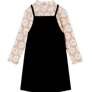 Zara kids combination ponte knit dress size 8